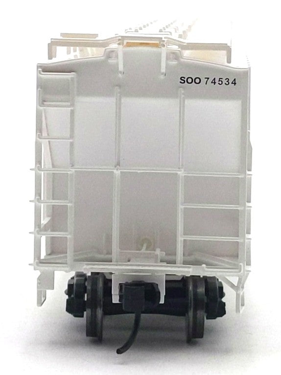 Walthers 910-49073 HO SOO 57' Trinity 4750 3-Bay Covered Hopper #74534 LN/Box