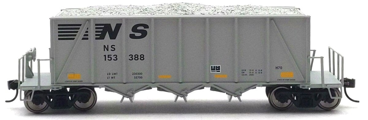 Walthers 920-106044 HO NS RTR 40' Ortner 100-Ton Open Aggregate Hopper #153388 LN/Box
