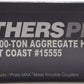 Walthers 920-106037 HO FEC RTR 40' Ortner 100-Ton Open Aggregate Hopper #15555