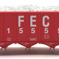 Walthers 920-106037 HO FEC RTR 40' Ortner 100-Ton Open Aggregate Hopper #15555