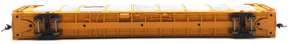 Walthers 920-101511 HO CN GTW 89' Thrall Bi-Level Auto Carrier #504128 - RTR
