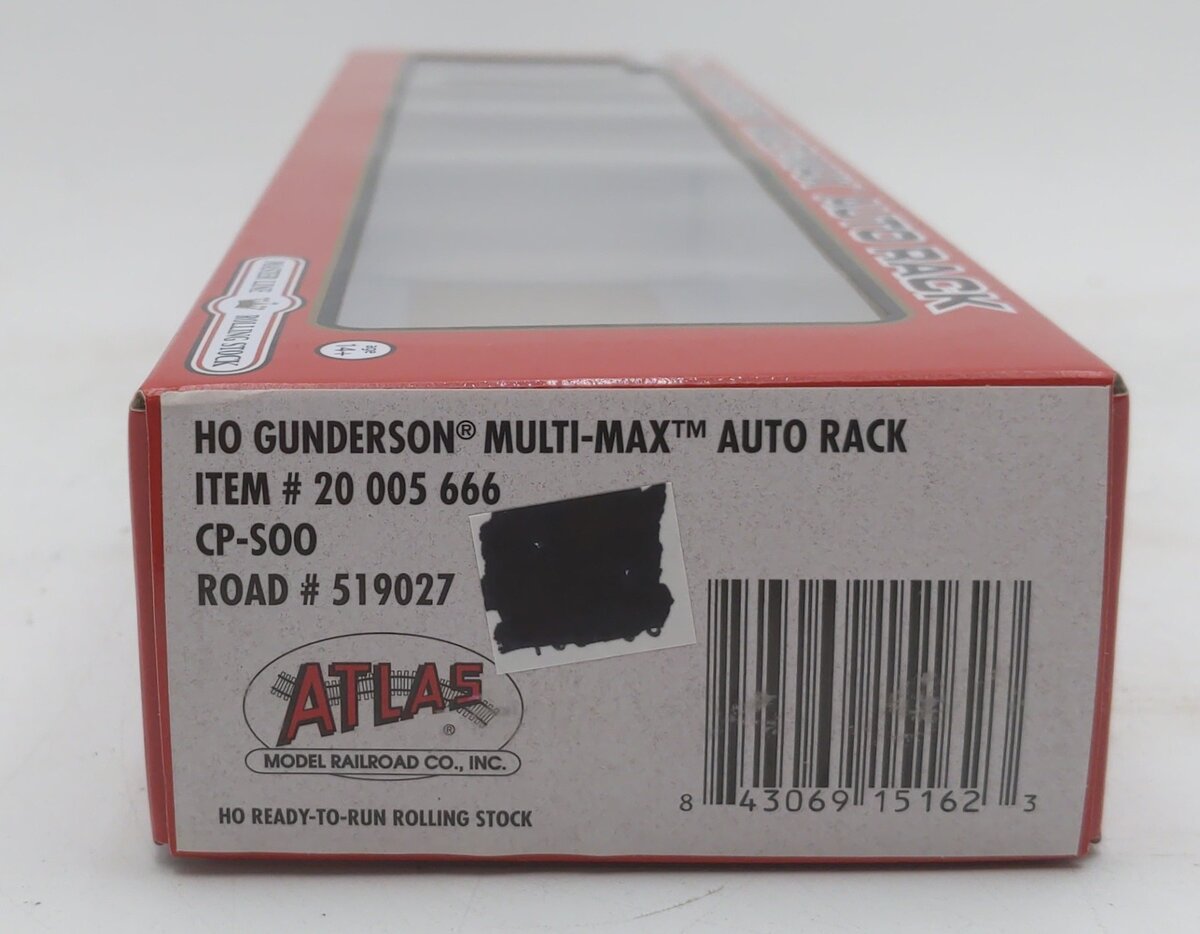 Atlas 20005666 HO Scale SOO Line Gunderson Multi-Max Auto Rack #519027