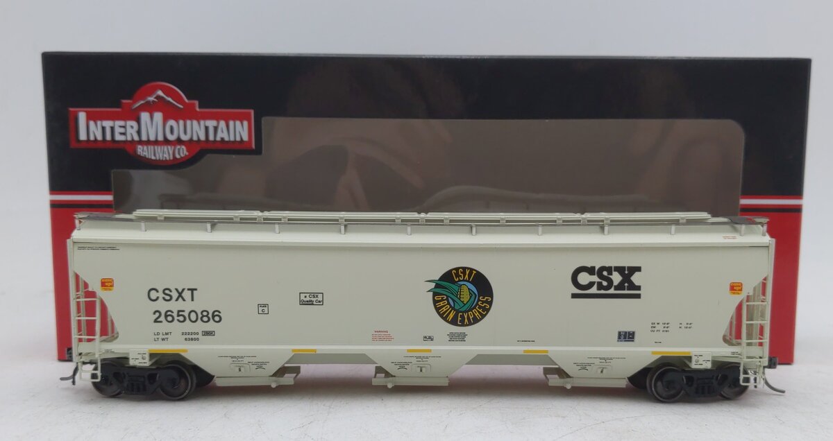 InterMountain 472102-05 HO Scale Trinity 5161Cu Hopper CSX Grain Express #265086 LN/Box
