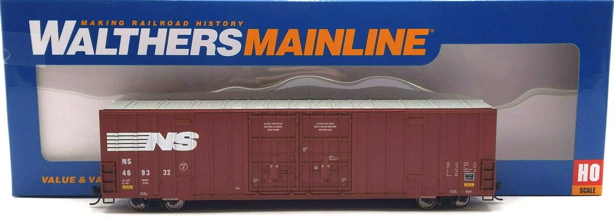 Walthers 910-3032 HO Norfolk Southern 60' High Cube Plate F RTR Boxcar #469332