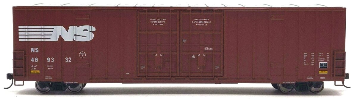 Walthers 910-3032 HO Norfolk Southern 60' High Cube Plate F RTR Boxcar #469332
