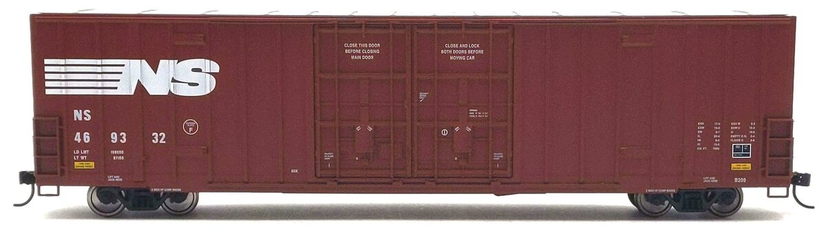 Walthers 910-3032 HO Norfolk Southern 60' High Cube Plate F RTR Boxcar #469332