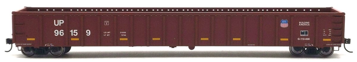 Walthers 910-6482 HO Union Pacific 68' Railgon Gondola Ready To Run #96159 LN/Box