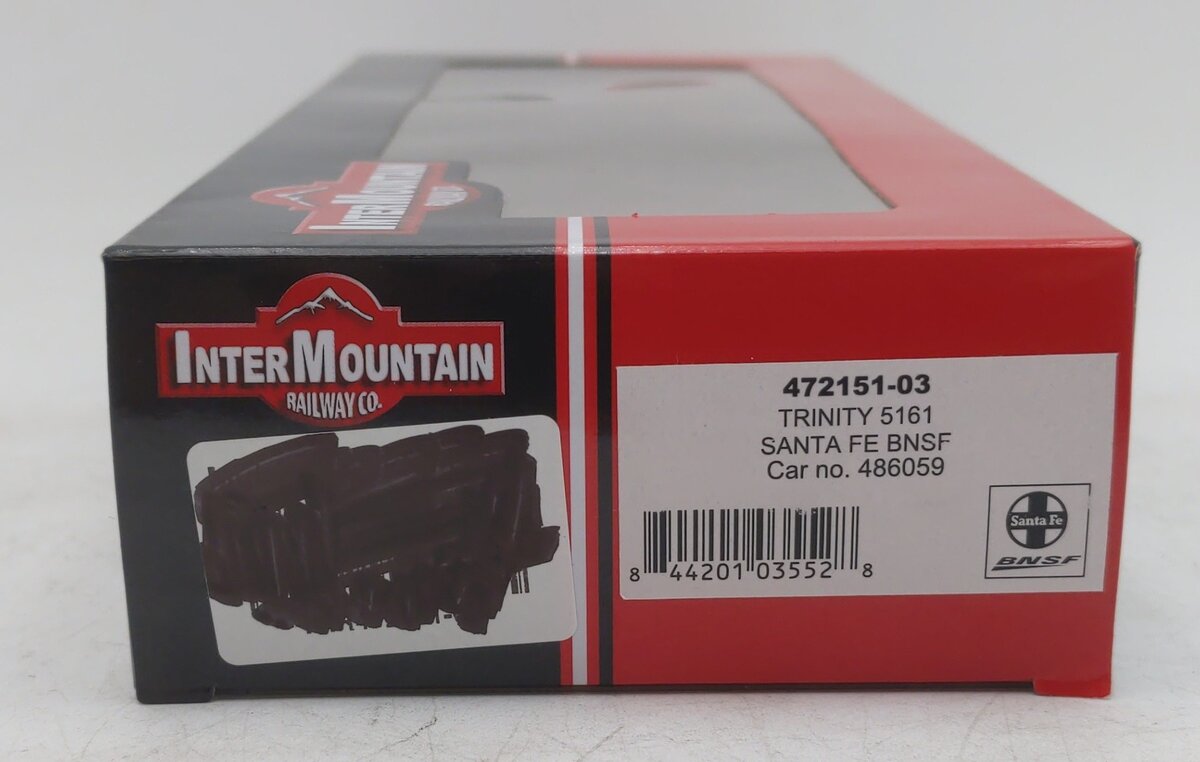 InterMountain 472151-03 HO Scale Santa Fe BNSF Santa Fe Cu. Ft. Hopper #486059 EX/Box