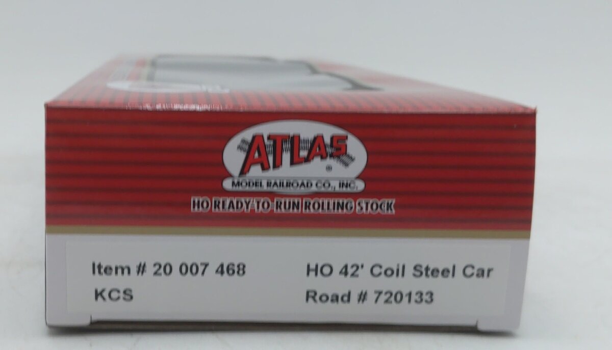 Atlas 20007468 HO Kansas City Southern 42' Coil Steel Car #720133 LN/Box