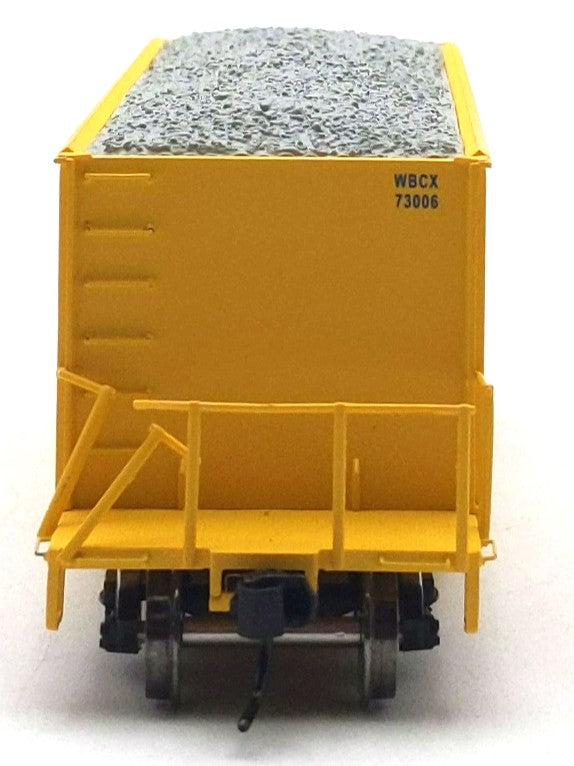 Walthers 920-106017 HO WBCX RTR 40' Ortner 100-Ton Open Aggregate Hopper #73006