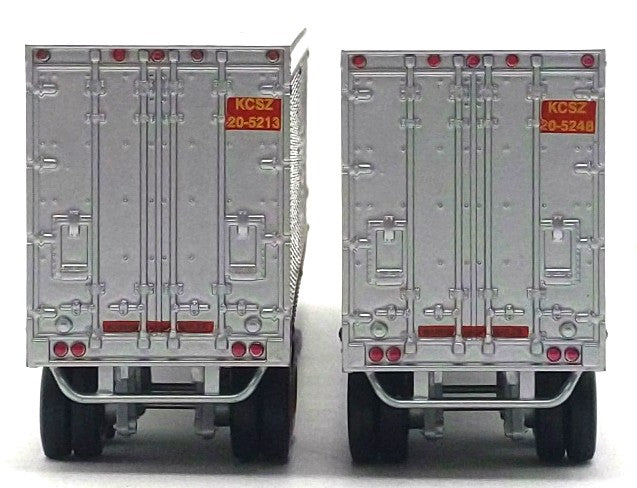 Athearn 70479 HO Kansas City Southern 40'''' Piggyback Trailer # 20-5213/20-5248