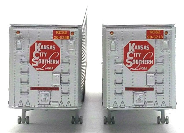 Athearn 70479 HO Kansas City Southern 40'''' Piggyback Trailer # 20-5213/20-5248