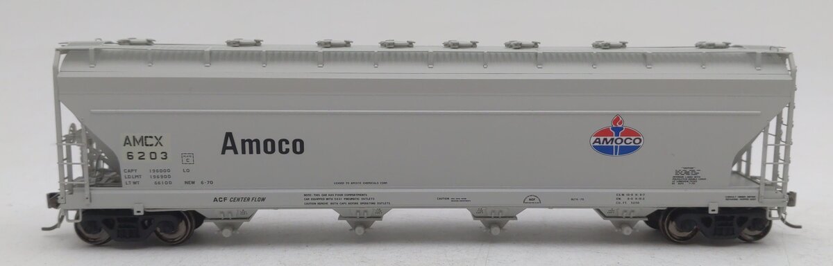 Atlas 20006902 HO Amoco Master Plus 5250 Covered Hopper #6203