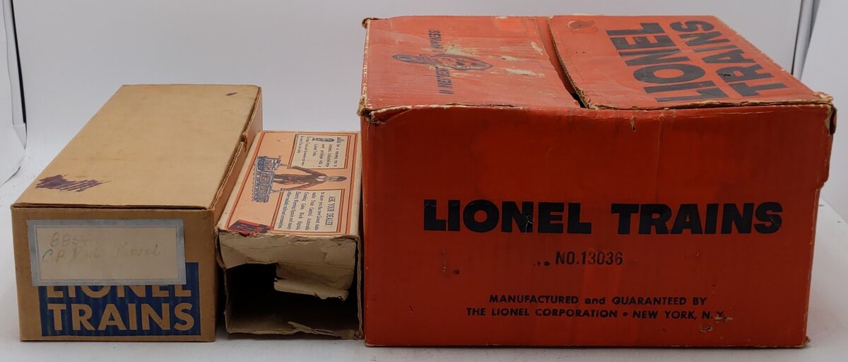 Lionel Vintage O Empty Boxes: 13036, 2466WX, 815, 6466, 6019, 3462, 8854 [16]/Box