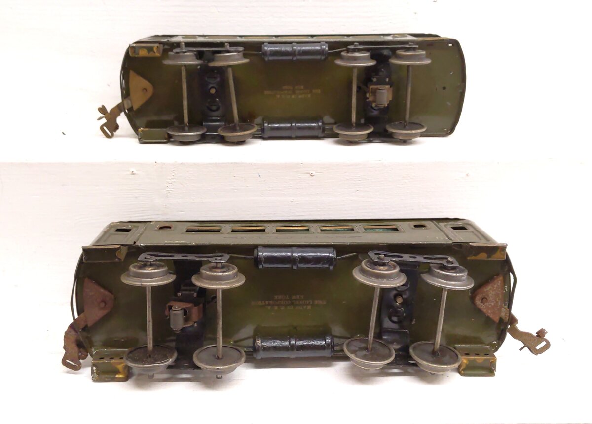 Lionel Vintage Standard Gauge New York Central Passenger Cars: 35, 36 [2] VG