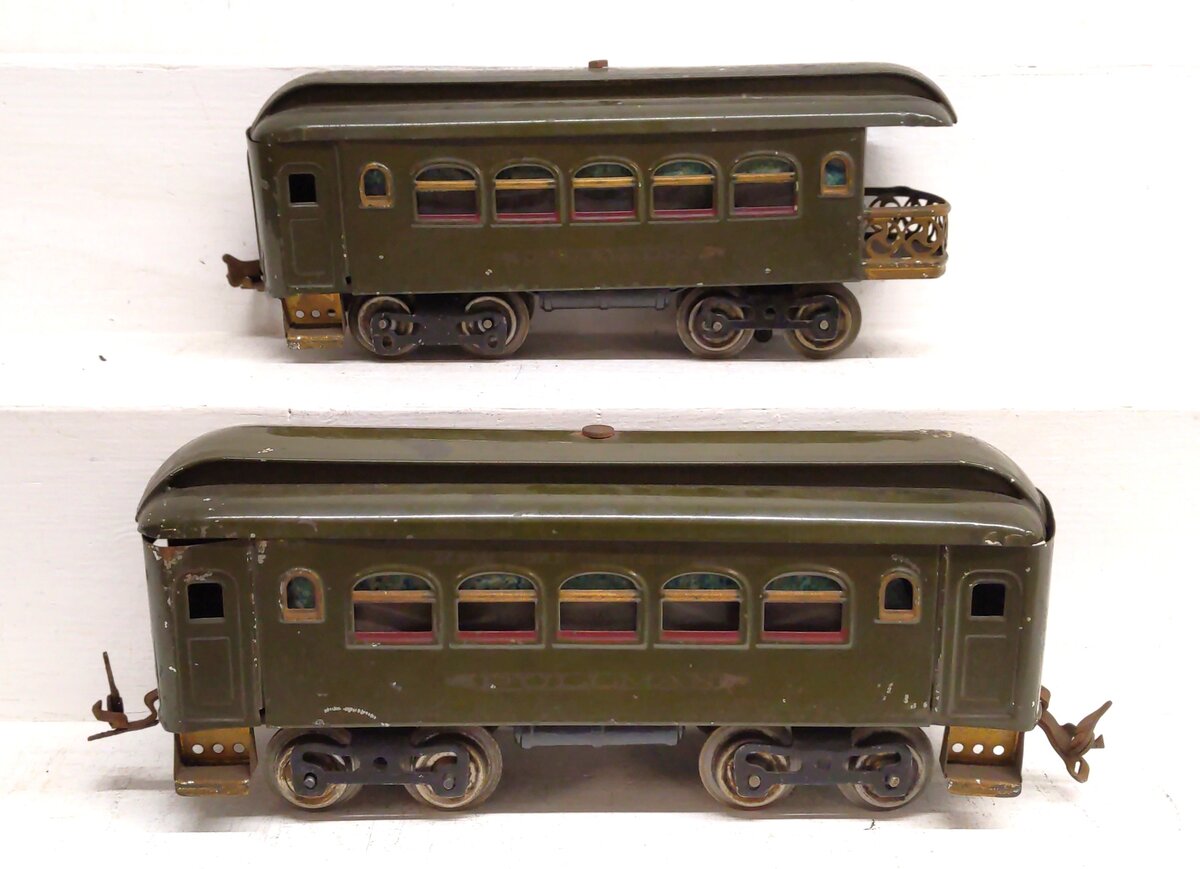 Lionel Vintage Standard Gauge New York Central Passenger Cars: 35, 36 [2] VG