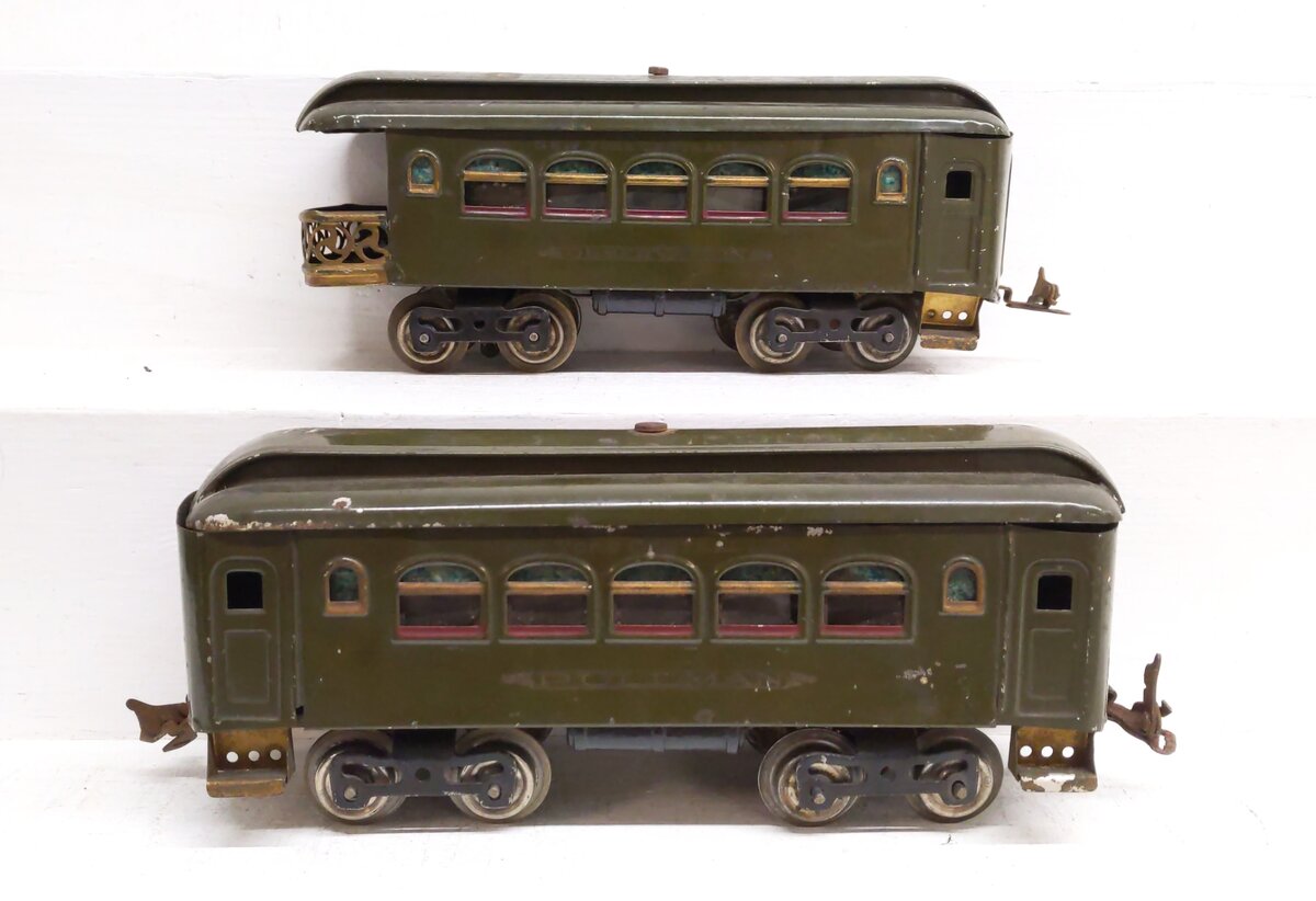 Lionel Vintage Standard Gauge New York Central Passenger Cars: 35, 36 [2] VG