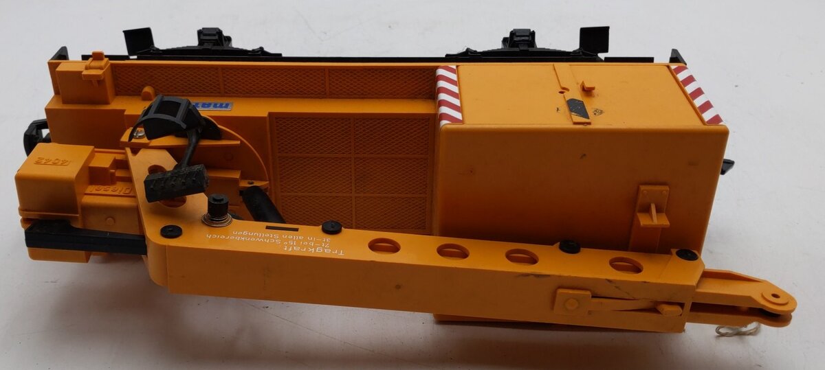 LGB 4042 G Scale Matra Yellow Construction Crane Car EX