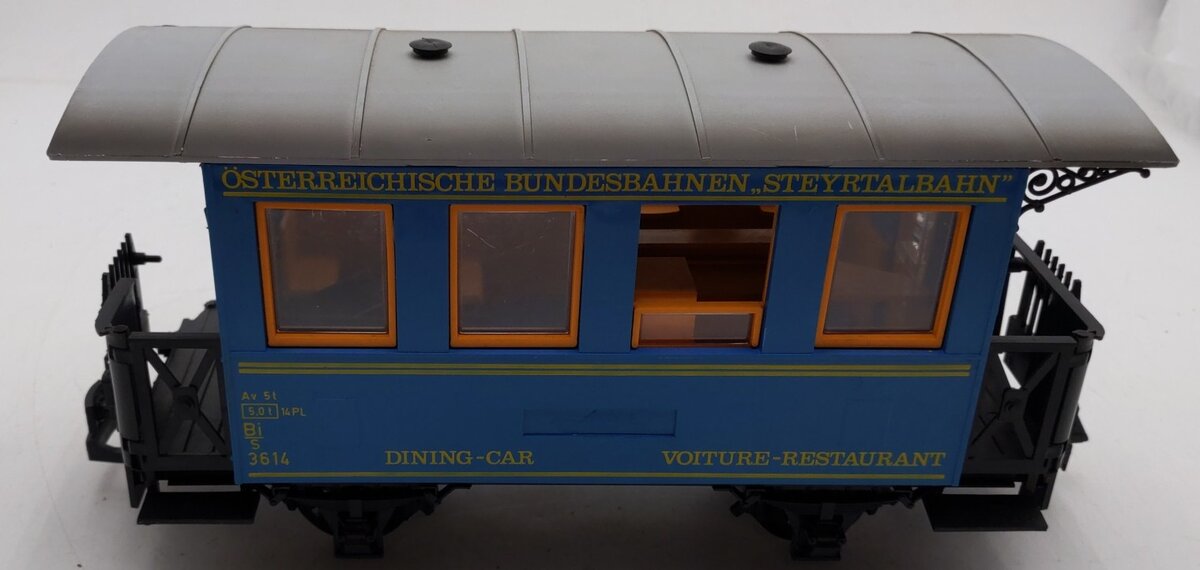 LGB 3614 G Scale European Diner Car LN