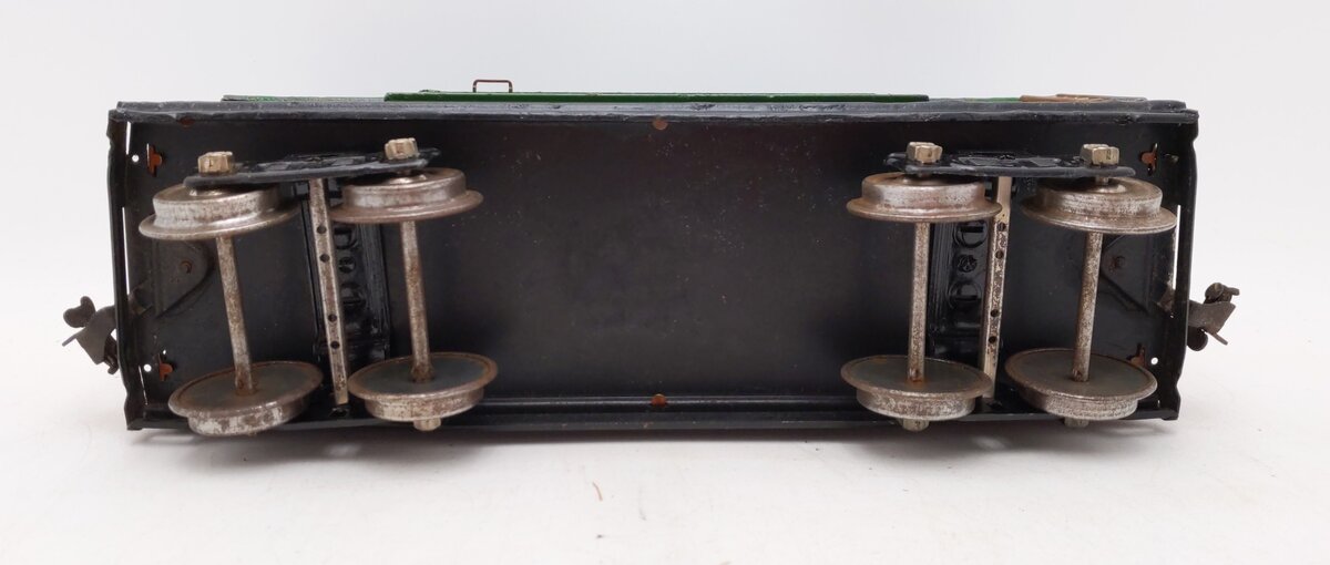 Lionel 213 Vintage Standard Gauge Tera Cotta & Green Cattle Car VG