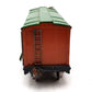 Lionel 213 Vintage Standard Gauge Tera Cotta & Green Cattle Car VG