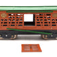 Lionel 213 Vintage Standard Gauge Tera Cotta & Green Cattle Car VG