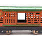 Lionel 213 Vintage Standard Gauge Tera Cotta & Green Cattle Car VG