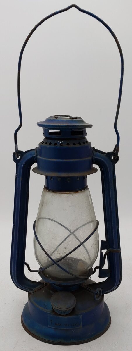 Rail Road Lantern W/ Clear Globe