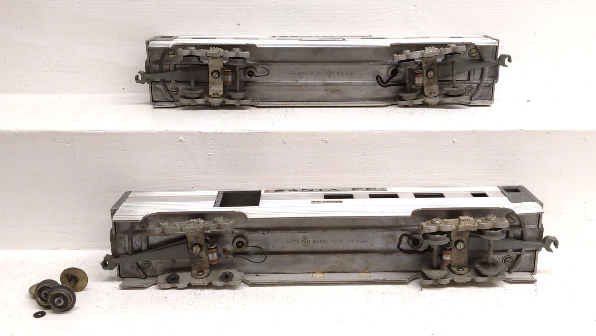 American Models O Gauge ATSF Passenger Cars [2] VG