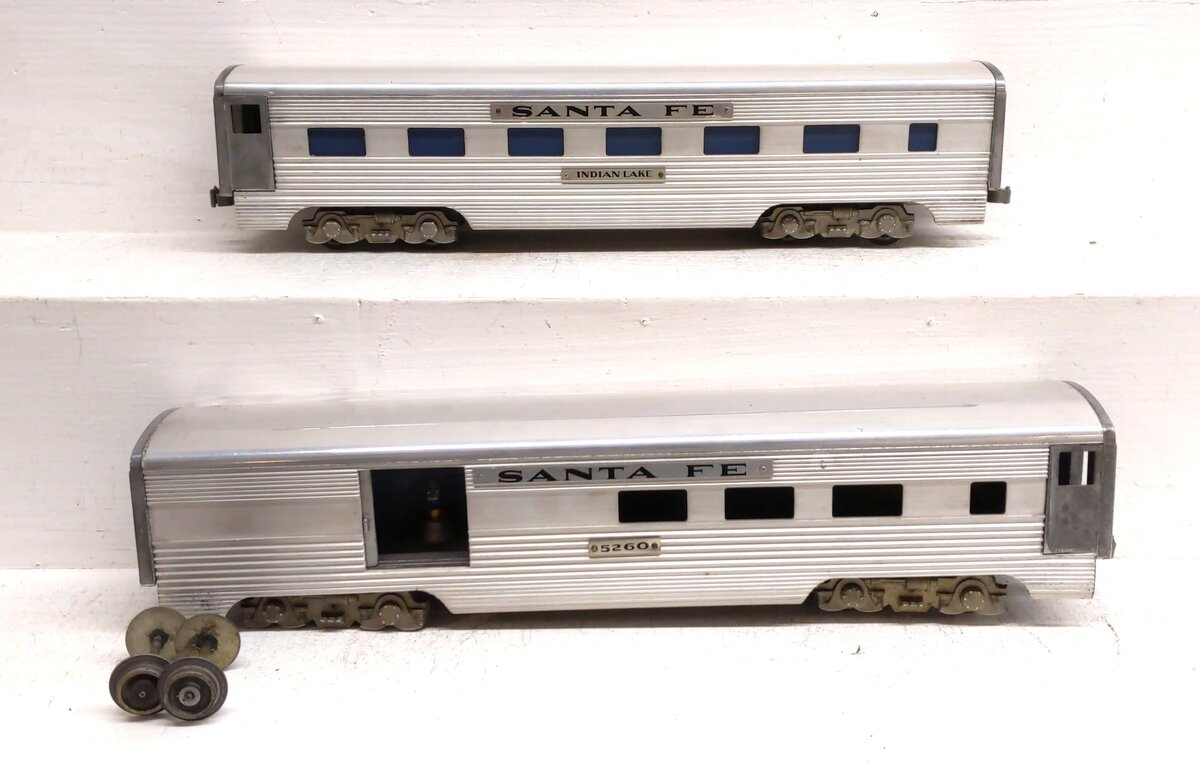 American Models O Gauge ATSF Passenger Cars [2] VG