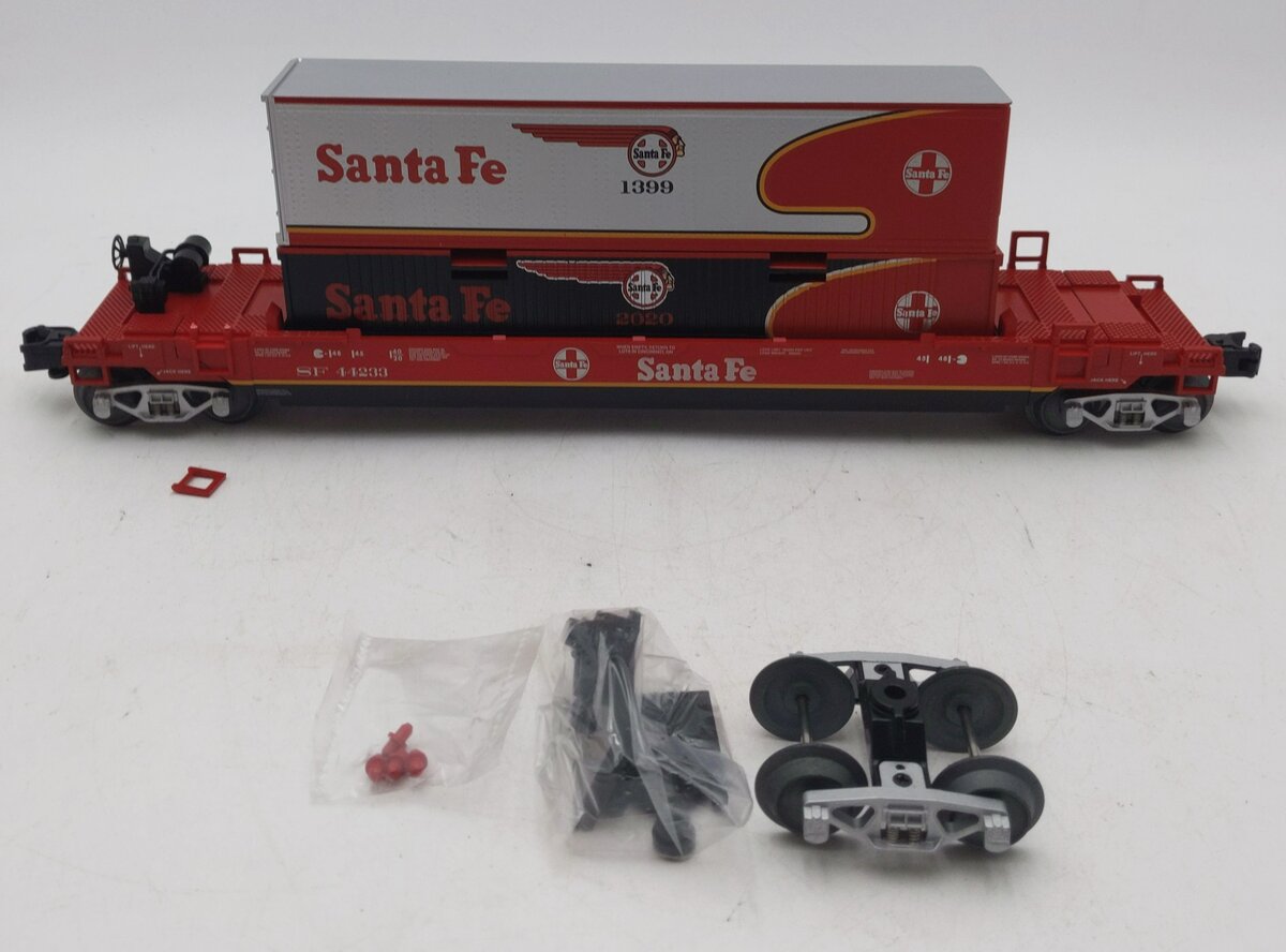 Lionel 2301300 O Gauge LOTS 2023 Santa Fe Maxistack #44233 VG/Box