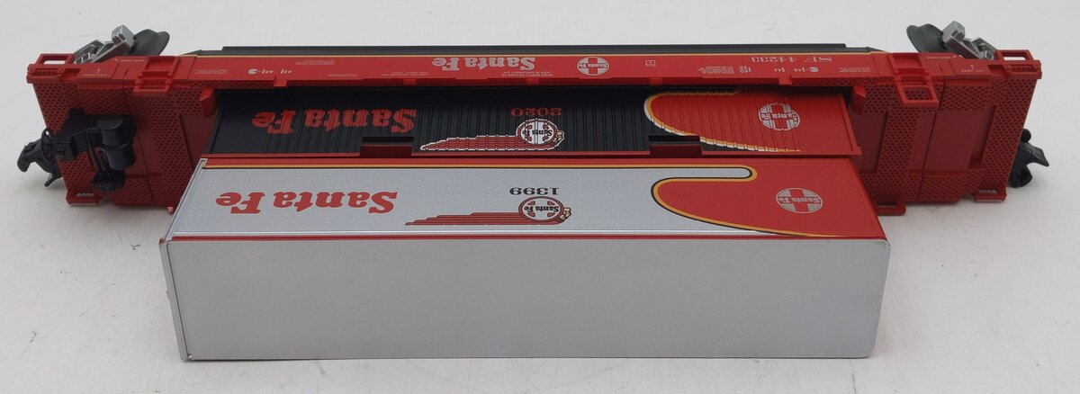 Lionel 2301300 O Gauge LOTS 2023 Santa Fe Maxistack #44233 VG/Box