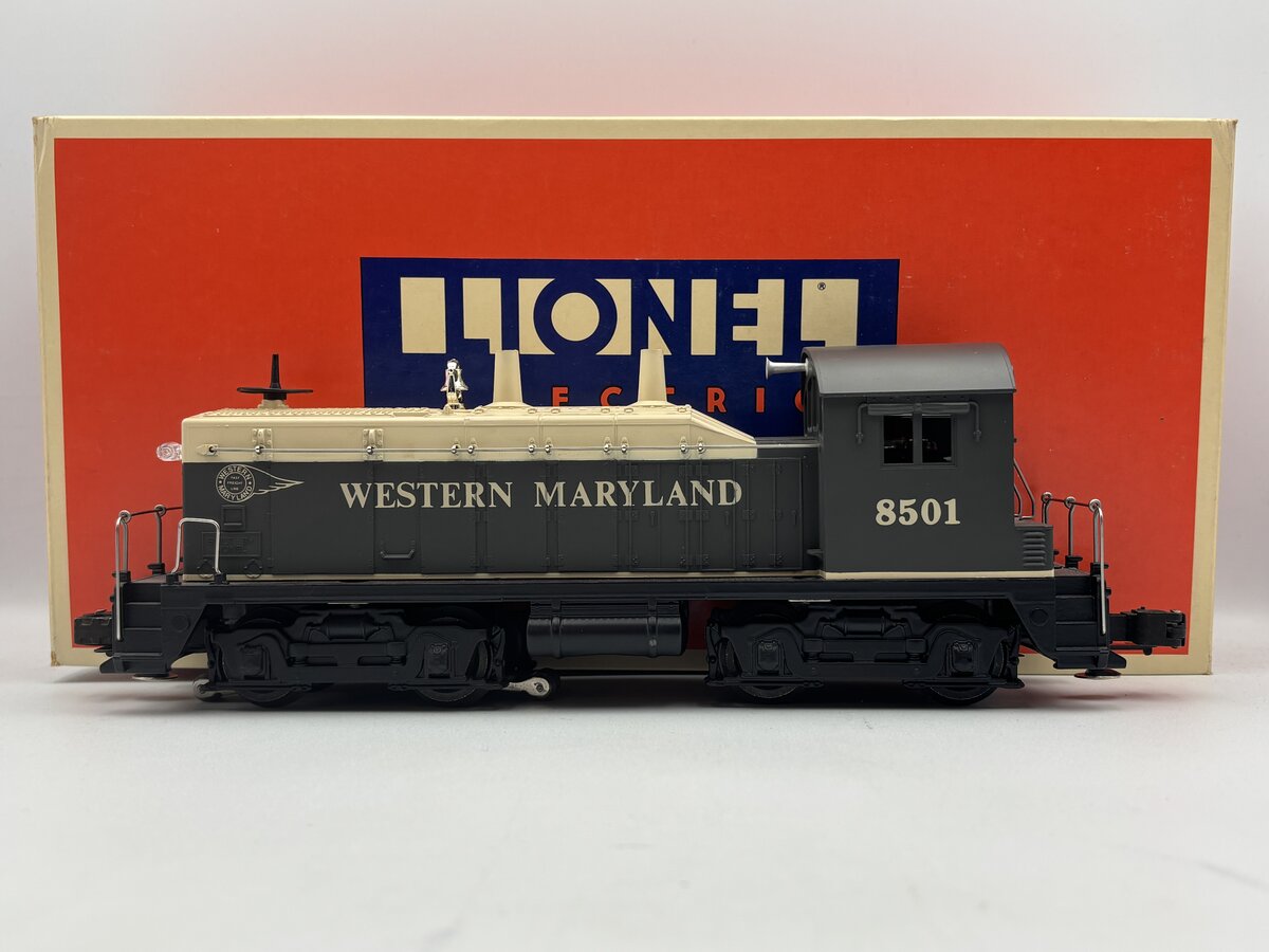 Lionel 6-18501 O Gauge Western Maryland NW2 Powered Diesel Locomotive #8501 EX/Box