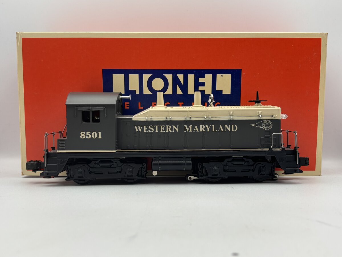 Lionel 6-18501 O Gauge Western Maryland NW2 Powered Diesel Locomotive #8501 EX/Box