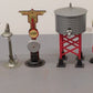 Marx Vintage O Gauge Accessories #417,065,078,072,073,429,438,428 [9] VG