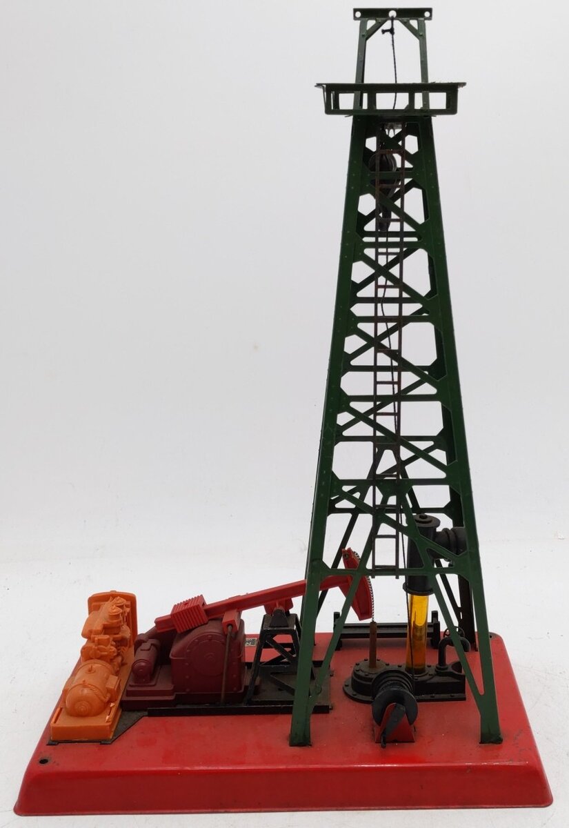Lionel 455 Vintage O Operating Oil Derrick and Pumper VG