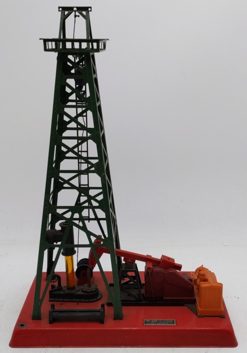 Lionel 455 Vintage O Operating Oil Derrick and Pumper VG