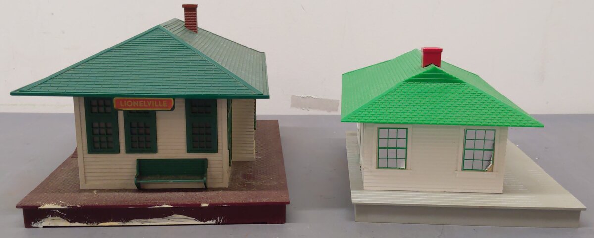 Lionel/American Flyer Vintage O Gauge Buildings #789,132 [2] VG