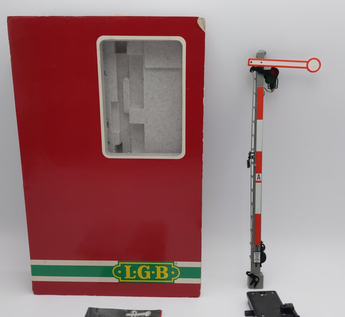 LGB 5092 G Scale Semaphore with Track Section EX/Box