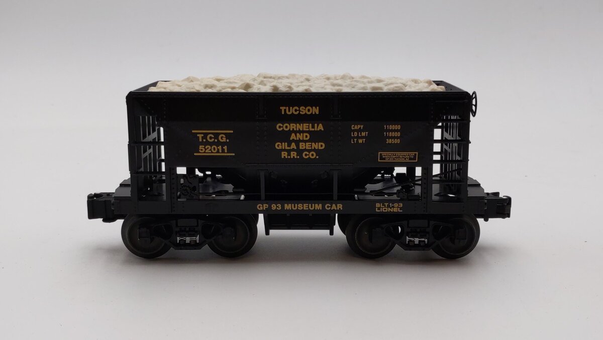 Lionel 6-52011 O Gauge Gadsden Pacific Cornelia & Gila Bend Museum Ore Car NIB