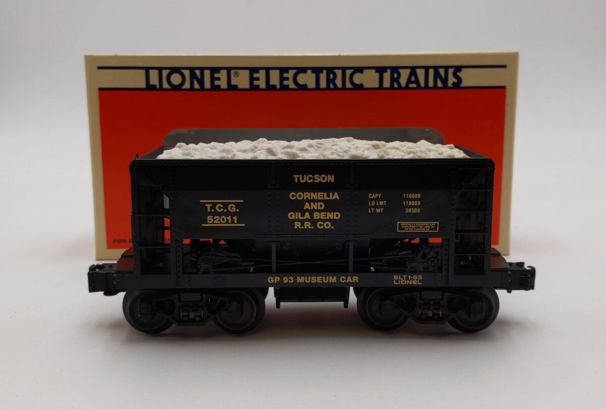Lionel 6-52011 O Gauge Gadsden Pacific Cornelia & Gila Bend Museum Ore Car NIB