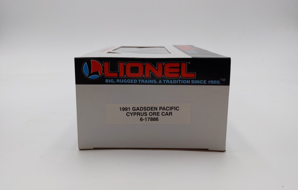 Lionel 6-17886 O Gauge 1991 Gadsden Pacific Cyprus Ore Car w/Load NIB