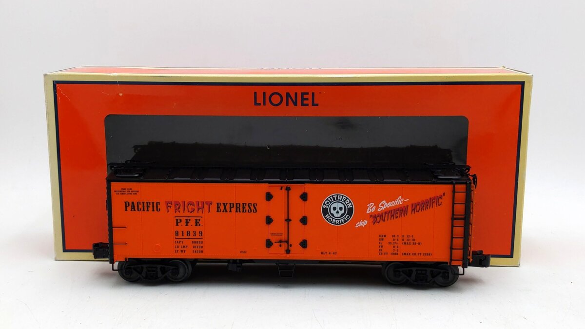 Lionel 6-81839 O Gauge Pacific Fruit Express Steel-Side Reefer #81839 LN/Box