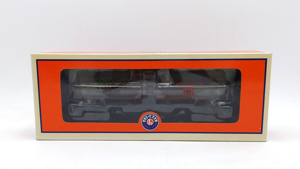 Lionel 6-81419 O Gauge Alien Ooze Single-Dome Tank Car LN/Box