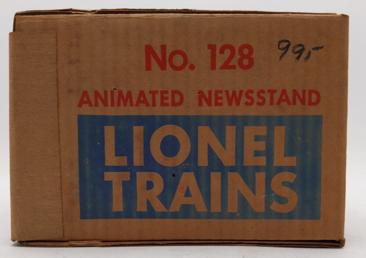 Lionel 128 Vintage O Animated Newsstand VG/Box