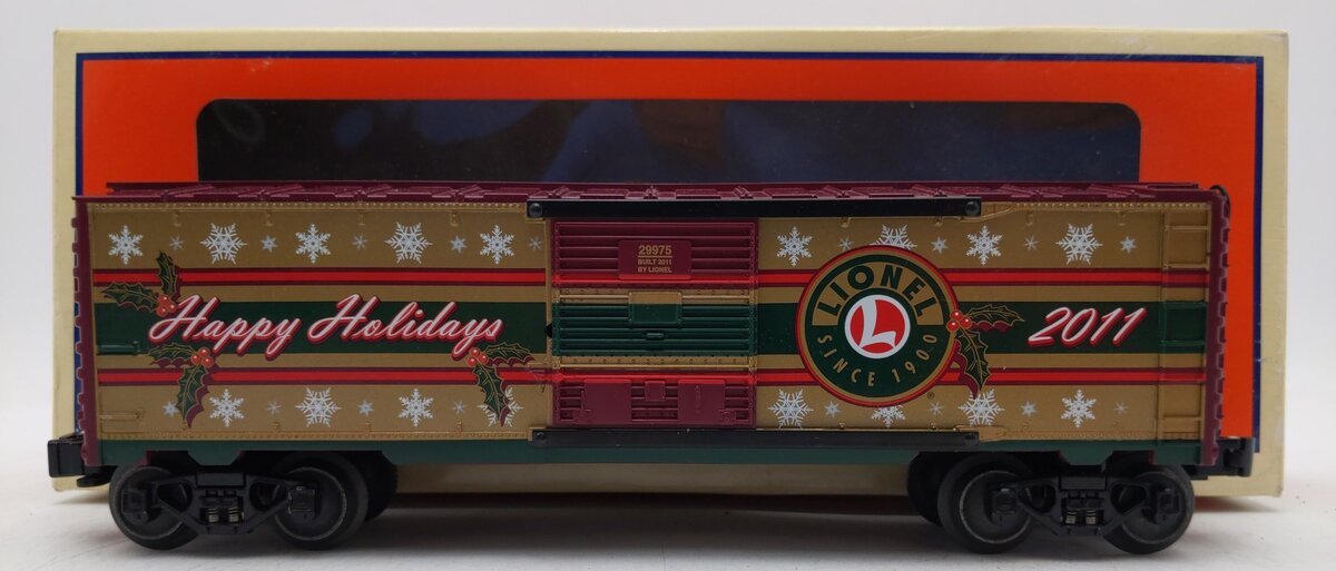 Lionel 6-29975 O Gauge 2011 Holiday Boxcar LN/Box