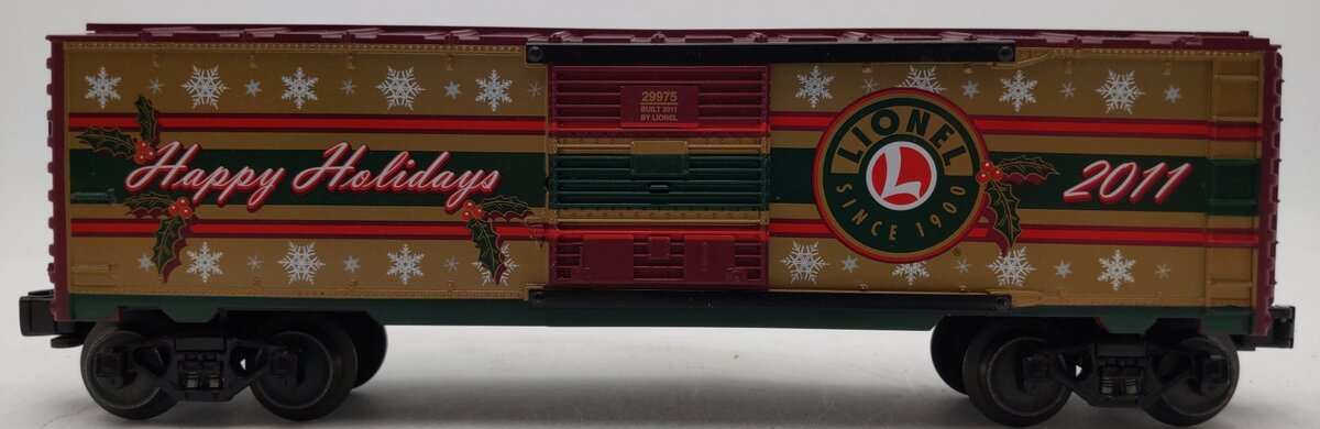 Lionel 6-29975 O Gauge 2011 Holiday Boxcar LN/Box