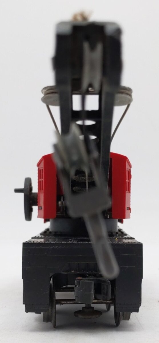 Lionel 6560-25 Vintage O Red Cab Bucyrus Erie Crane Car EX