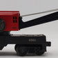 Lionel 6560-25 Vintage O Red Cab Bucyrus Erie Crane Car EX