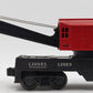 Lionel 6560-25 Vintage O Red Cab Bucyrus Erie Crane Car EX